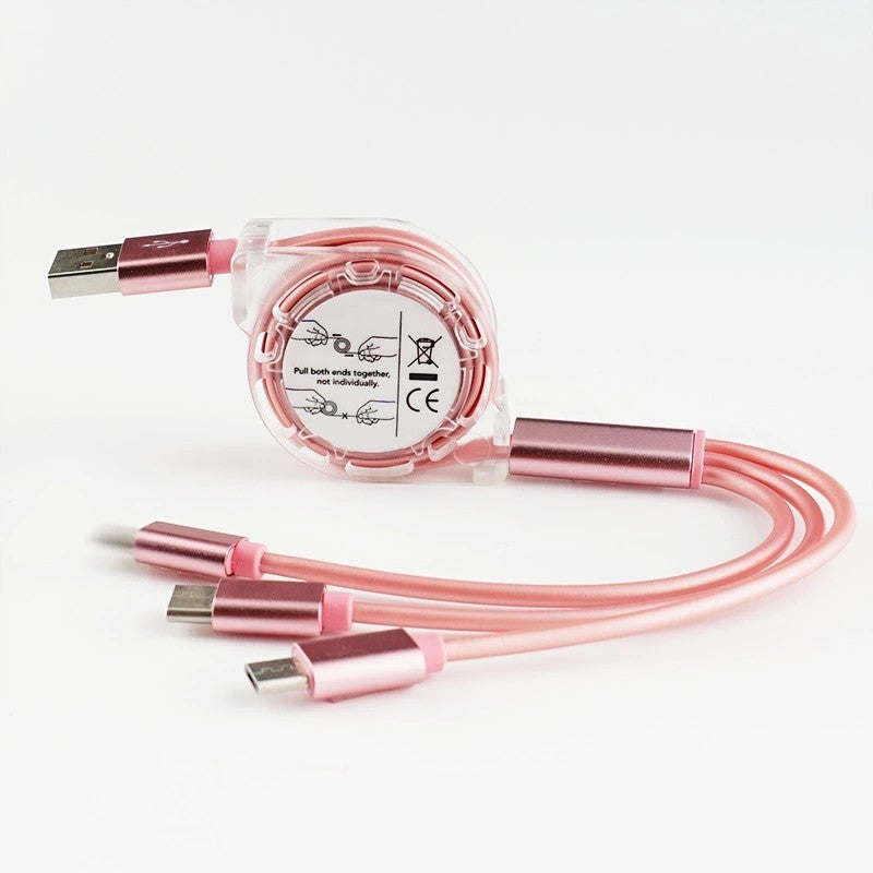 Data Cable For Three Phone Charging Cable