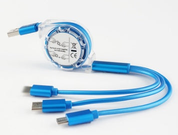 Data Cable For Three Phone Charging Cable