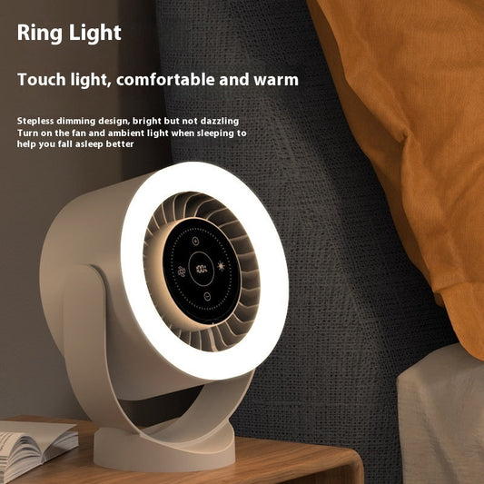 Bedroom Kitchen Wall-mounted Mini Fan Lamp