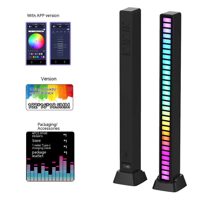 Wireless Sound Activated RGB Light Bar