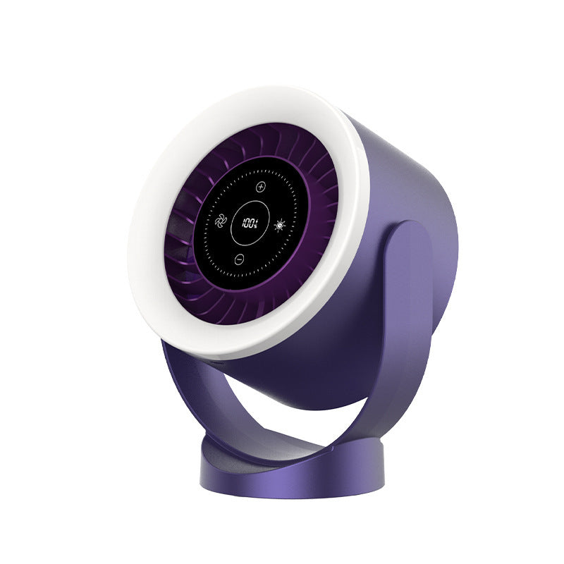 Bedroom Kitchen Wall-mounted Mini Fan Lamp