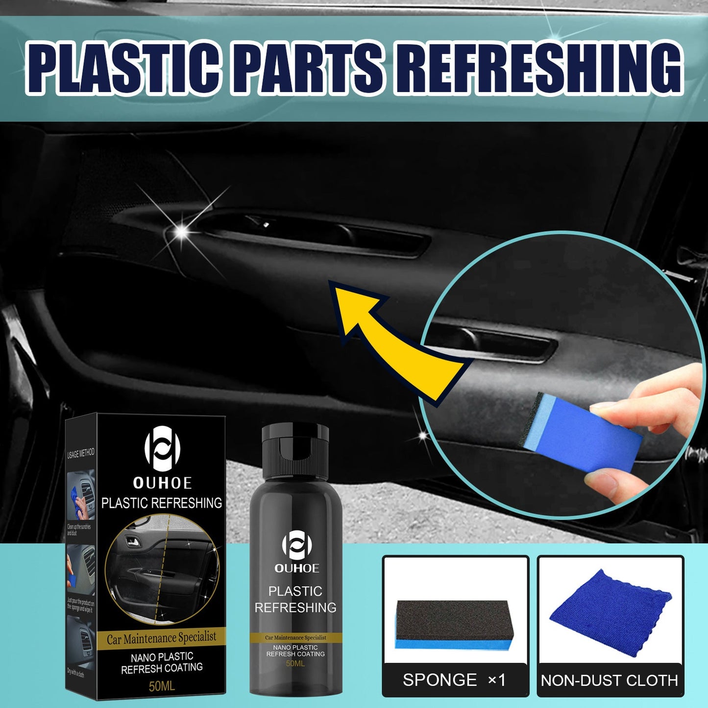 Car Dashboard Panel Plastic Renovation Agent