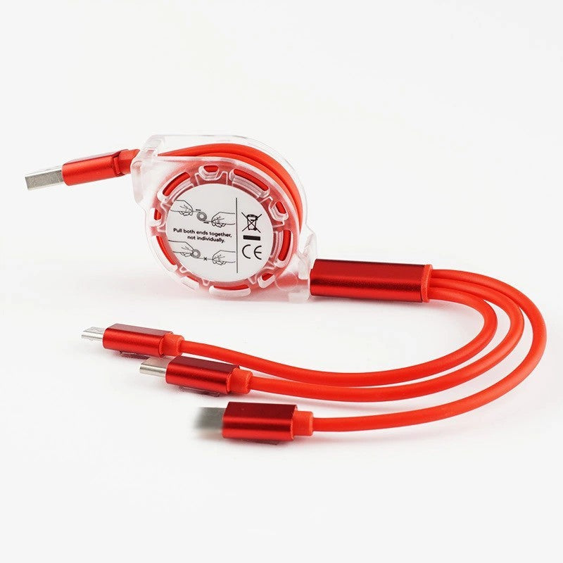 Data Cable For Three Phone Charging Cable
