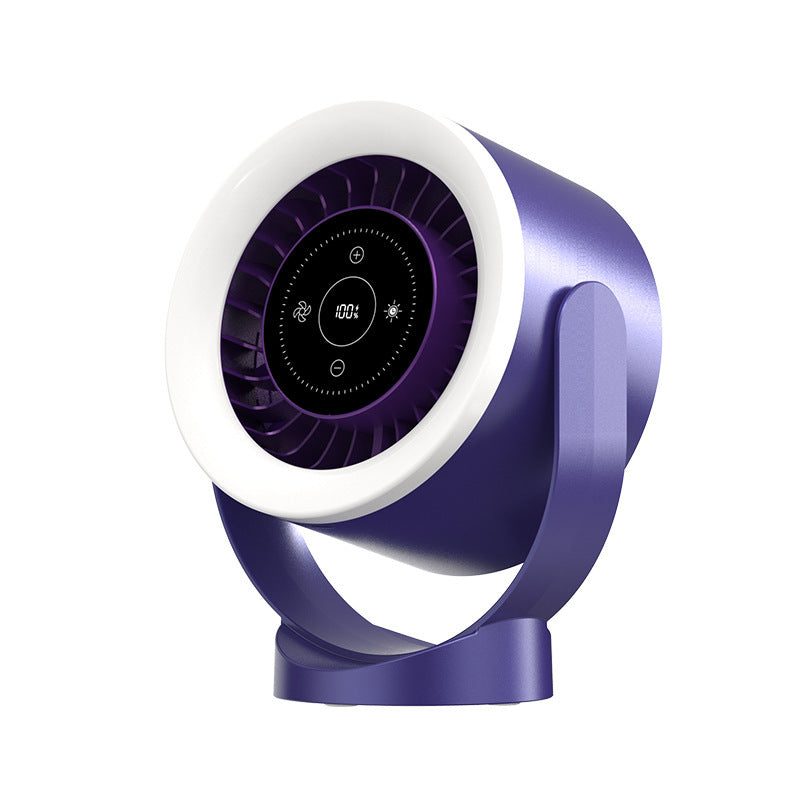 Bedroom Kitchen Wall-mounted Mini Fan Lamp