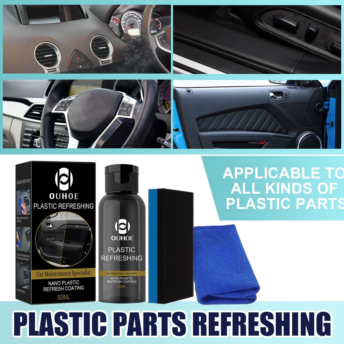 Car Dashboard Panel Plastic Renovation Agent